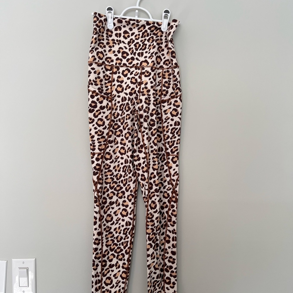 Leopard Print High-Waisted Leggings
